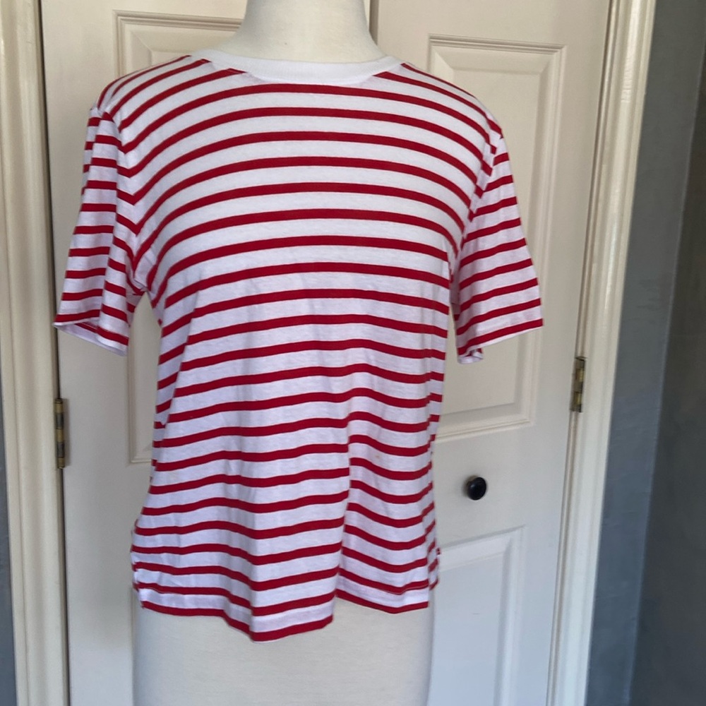 Zara Large Striped summer top